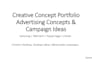 create creative advertising concepts and campaign ideas for your brand